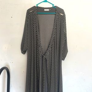 Calvin Klein wrap around dress